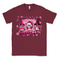 Burgundy i'm dreaming of a pink christmas Classic Tee - FaDigitalArtStudio