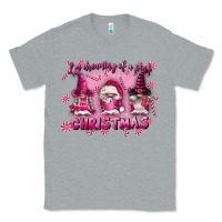 Heather Grey i'm dreaming of a pink christmas Classic Tee - FaDigitalArtStudio