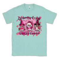 Seafoam i'm dreaming of a pink christmas Classic Tee - FaDigitalArtStudio