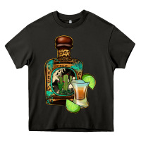 Asphalt tequila bottle Heavy Core Tee - Jasminsmagicworld