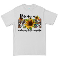 Dove Grey Being a mom makes my life complete Mother's Day Premium Tee - FaDigitalArtStudio