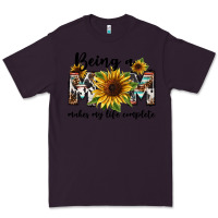 Plum Being a mom makes my life complete Mother's Day Premium Tee - FaDigitalArtStudio
