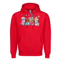 Easter Longhaired Cow Coffee Cups Zipper Hoodie | Teevron