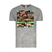 Cloud Rock horses seamless pattern Vintage Tee - BundleAndBundleShop
