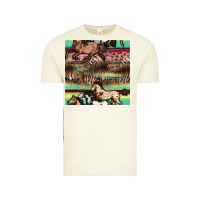 Vintage Arctic horses seamless pattern Vintage Tee - BundleAndBundleShop