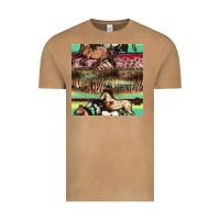 Vintage Camel horses seamless pattern Vintage Tee - BundleAndBundleShop