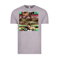 Vintage Zinc horses seamless pattern Vintage Tee - BundleAndBundleShop
