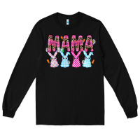Black Easter Day Mamaa Long Sleeve Tee - CowhideDigitalArt