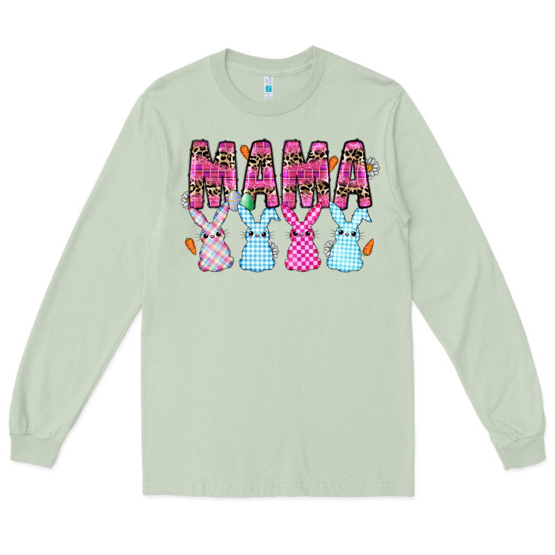 Easter Day Mamaa Long Sleeve Tee by CowhideDigitalArt | Teevron