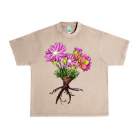 French Oak Bitterroot Flower Urban Heavy Tee - LillyAllenDesigns