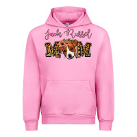 Fuchsia Pink Jack Russel Mom Urban Hoodie - Jasminsmagicworld