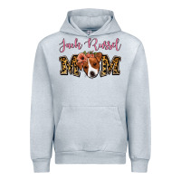 Heather Grey Jack Russel Mom Urban Hoodie - Jasminsmagicworld