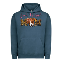 Pigment Midnight Navy Jack Russel Mom Urban Hoodie - Jasminsmagicworld