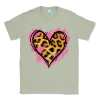 Matcha Leopard Pink Glitter Heart Classic Tee - Jasminsmagicworld