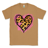 Toasted Coconut Leopard Pink Glitter Heart Classic Tee - Jasminsmagicworld