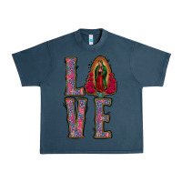 Midnight Navy love lady of guadalupe Urban Heavy Tee - Jasminsmagicworld