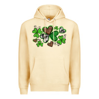 Pina Colada western st patricks day shamrocks and hearts Premium Hoodie - Artiststas