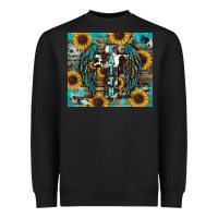 Black western faith sunflower's Heavyweight Sweatshirt - RanaPortraitStore