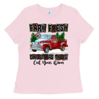 Farm Fresh Christmas Trees Cut Your Own Ladies Tee | Teevron