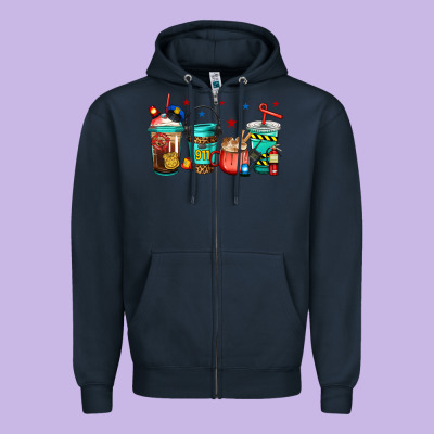 911 Police Firefighter Dispatcher Zipper Hoodie Designed By Jasminsmagicworld
