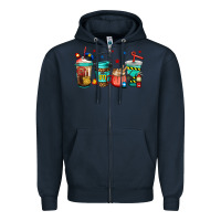 Navy 911 police firefighter dispatcher Zipper Hoodie - Jasminsmagicworld