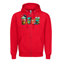 Red 911 police firefighter dispatcher Zipper Hoodie - Jasminsmagicworld