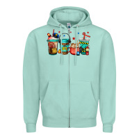 Seafoam 911 police firefighter dispatcher Zipper Hoodie - Jasminsmagicworld