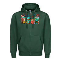 Sports Green 911 police firefighter dispatcher Zipper Hoodie - Jasminsmagicworld
