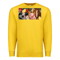 Lemon Farm animals with aztec Premium Sweatshirt - RanaPortraitStore