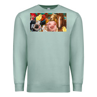Seafoam Farm animals with aztec Premium Sweatshirt - RanaPortraitStore