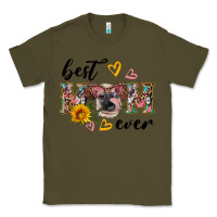 Army Green best mom ever with cow Classic Tee - Artiststas