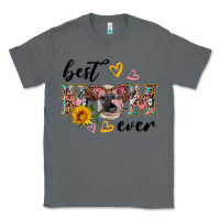 Charcoal Heather best mom ever with cow Classic Tee - Artiststas