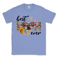 Colony Blue best mom ever with cow Classic Tee - Artiststas