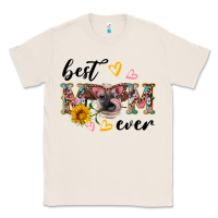 Natural best mom ever with cow Classic Tee - Artiststas