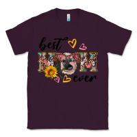 Plum best mom ever with cow Classic Tee - Artiststas