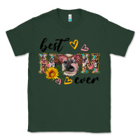 Sports Green best mom ever with cow Classic Tee - Artiststas