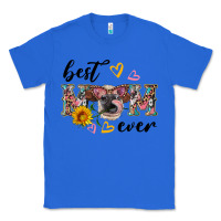 True Royal best mom ever with cow Classic Tee - Artiststas
