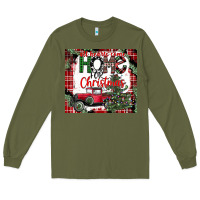 Army Green christmas homecoming celebration Long Sleeve Tee - CowhideDigitalArt