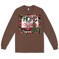 Chestnut christmas homecoming celebration Long Sleeve Tee - CowhideDigitalArt