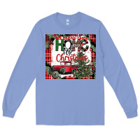 Colony Blue christmas homecoming celebration Long Sleeve Tee - CowhideDigitalArt