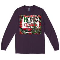 Plum christmas homecoming celebration Long Sleeve Tee - CowhideDigitalArt