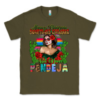 Army Green Mexican Chingona Classic Tee - FaDigitalArtStudio