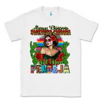 White Mexican Chingona Classic Tee - FaDigitalArtStudio