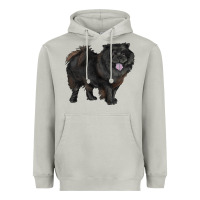 Moon Dust black chow chow Heavyweight Hoodie - RanaPortraitStore