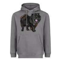 Storm black chow chow Heavyweight Hoodie - RanaPortraitStore