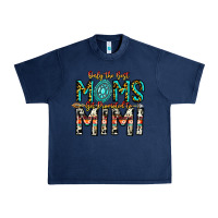 Navy Only The Best Moms Get Promoted To Mimi Urban Heavy Tee - CowhideDigitalArt