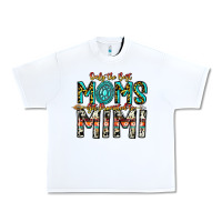 White Only The Best Moms Get Promoted To Mimi Urban Heavy Tee - CowhideDigitalArt