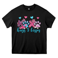 Black xoxo hugs and kisses paws olivia Heavy Core Tee - OliviaCreatesArt