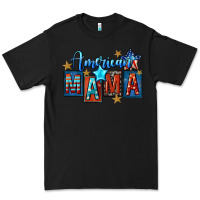 Black American mama 4th of july Premium Tee - FaDigitalArtStudio