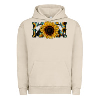 Pigment French Oak Sunflower Cowhide Mom Urban Hoodie - Jasminsmagicworld